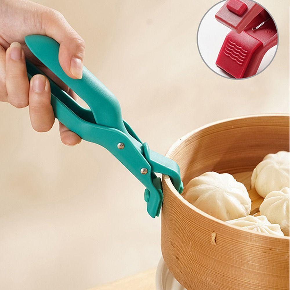 New Silicone Anti Scalding Clip Non-slip Gripper Anti Scalding Holder Durable Meal Bowls Tongs Kitchen Bowl Clip
