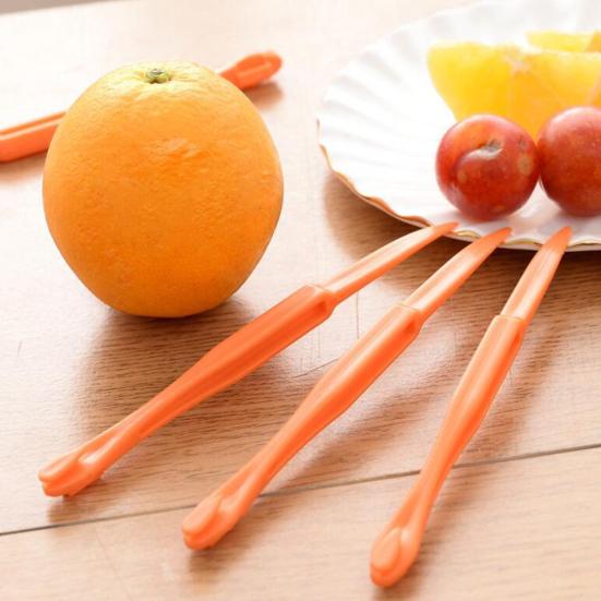 4 шт. Ручной апельсиновый нож, простой в использовании резак для цитрусовых, простая нарезка фруктов, приспособление для удаления лимонной цедры, кухонные гаджеты