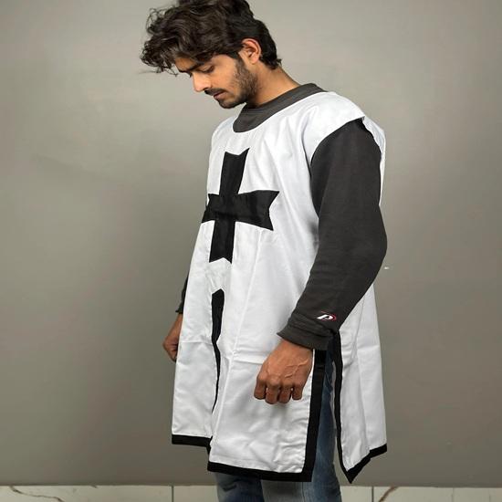 Templar Cloak Holy Cross Templar Crusader Cloak Medieval Knight Armor Cloak LARP Cosplay Roleplay Costume