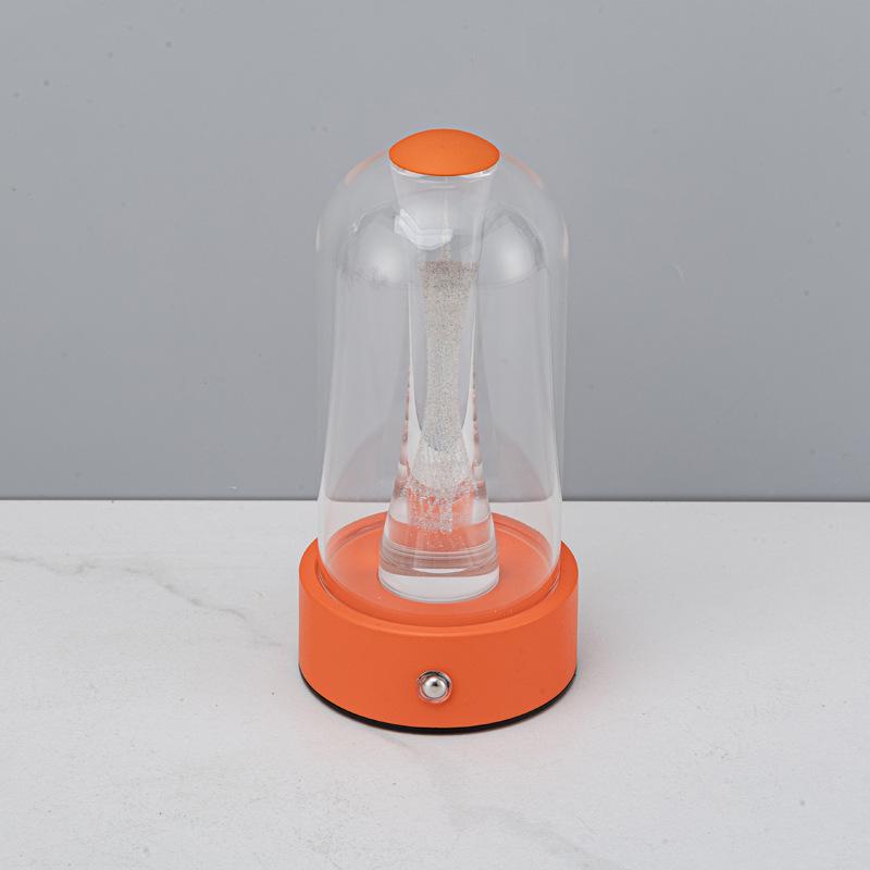 Акриловый кованый ночник: Элегантная настольная лампа для отелей, кафе и спален