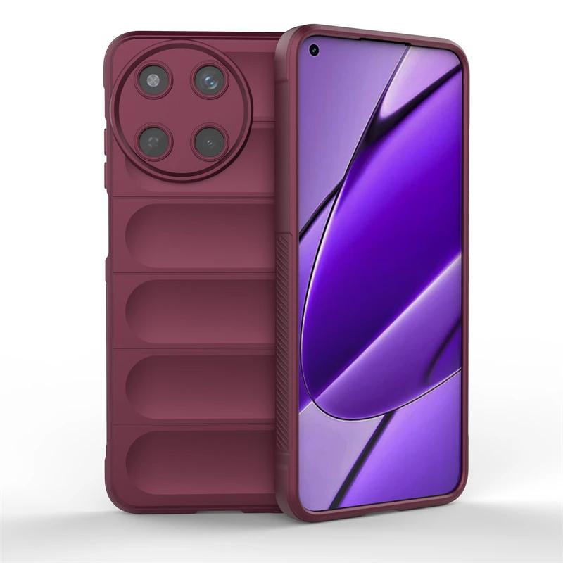Чехол для OPPO Realme 11 4G задняя крышка чехол для телефона жидкий силикон противоударный защитный чехол Funda Coque