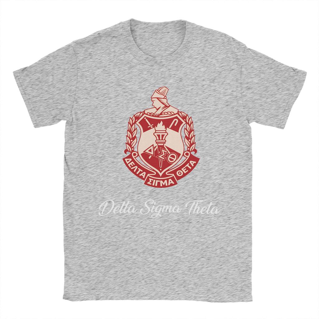Delta Sigma Theta T Shirt Fashion T Shirts Short Sleeve Y2K Casual Tops Summer 100 Cotton Oversized Clothes