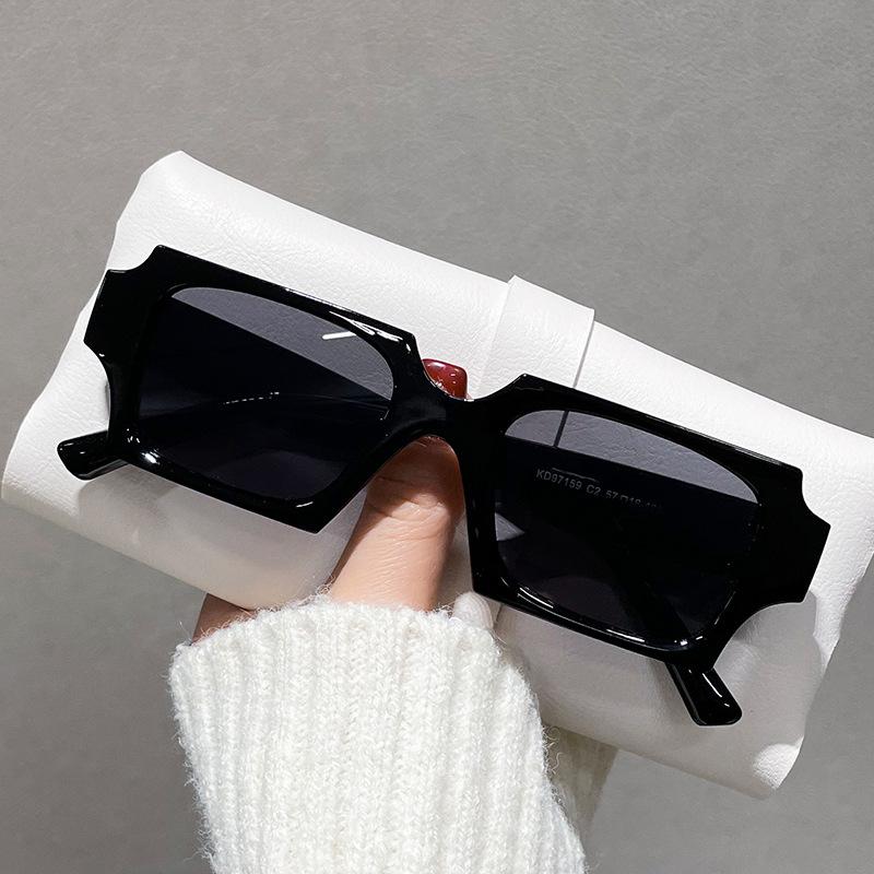 Женские новые модные квадратные солнцезащитные очки, модные летние унисекс, уличные солнцезащитные очки для защиты глаз, солнцезащитные очки, винтажные сверхлегкие очки