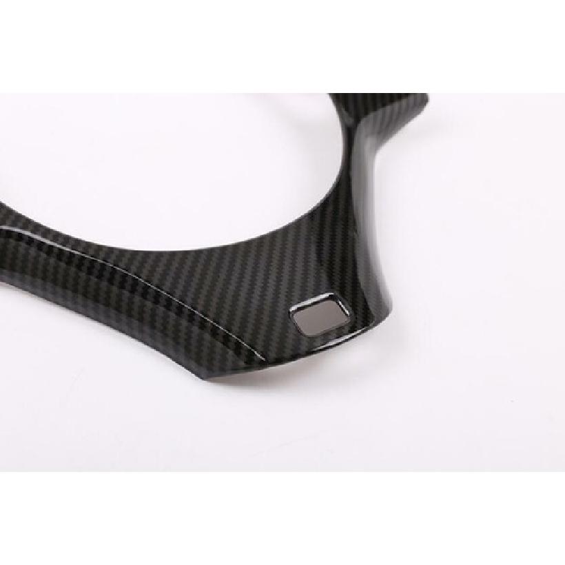 For 2005-2011 2012 BMW 3-Series E90 Carbon Fiber Steering Wheel Frame Cover Trim