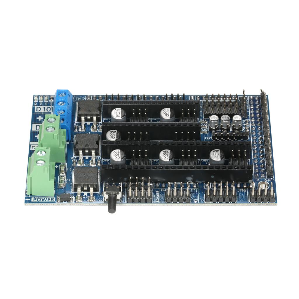 Основание платы управления Ramps 1.6 на 4-слойной плате панели управления Ramps 1.5 с расширением радиатора