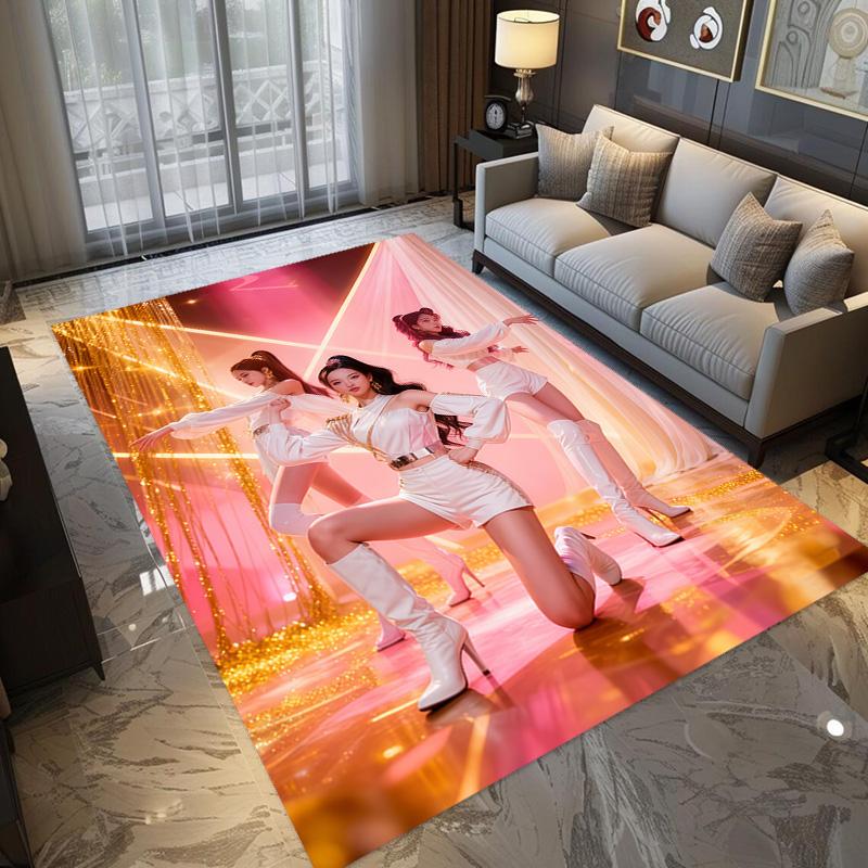 Vibrant Fashion Playful Elegance carpet Living room and bedroom mats Suitable for all seasons Office chair cushion Protective pad Room