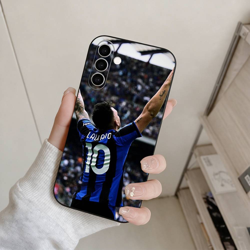 Чехол для телефона Lautaro Martinez для Samsung Galaxy A73, A72, A71, A70, A53, A52, A51, Другие Мягкий черный чехол