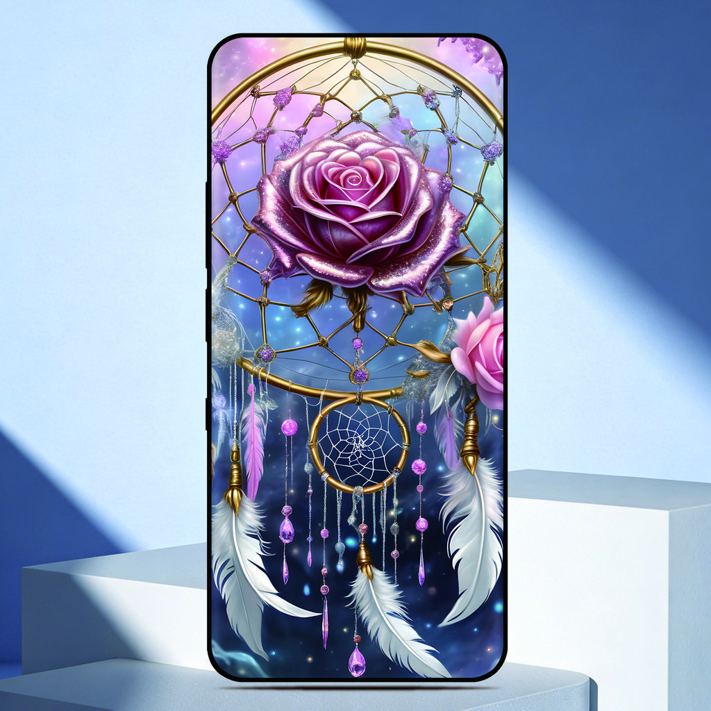 Rose Dream Catcher Phone Case For Motorola Moto G86 Power 5G Painted Back Cover For Moto G75 TPU Soft Fundas Customized Photo