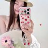 Ins корейская милая девушка в горошек с бантом клубника 11 ракушка 11pro Apple 11ProMax чехол для мобильного телефона женский