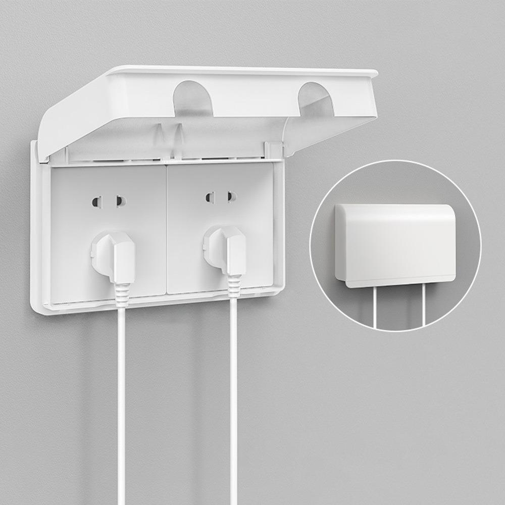Self-Adhesive Electric Plug Cover Waterproof Plug Box Durable Switch Protective Cover  for Home