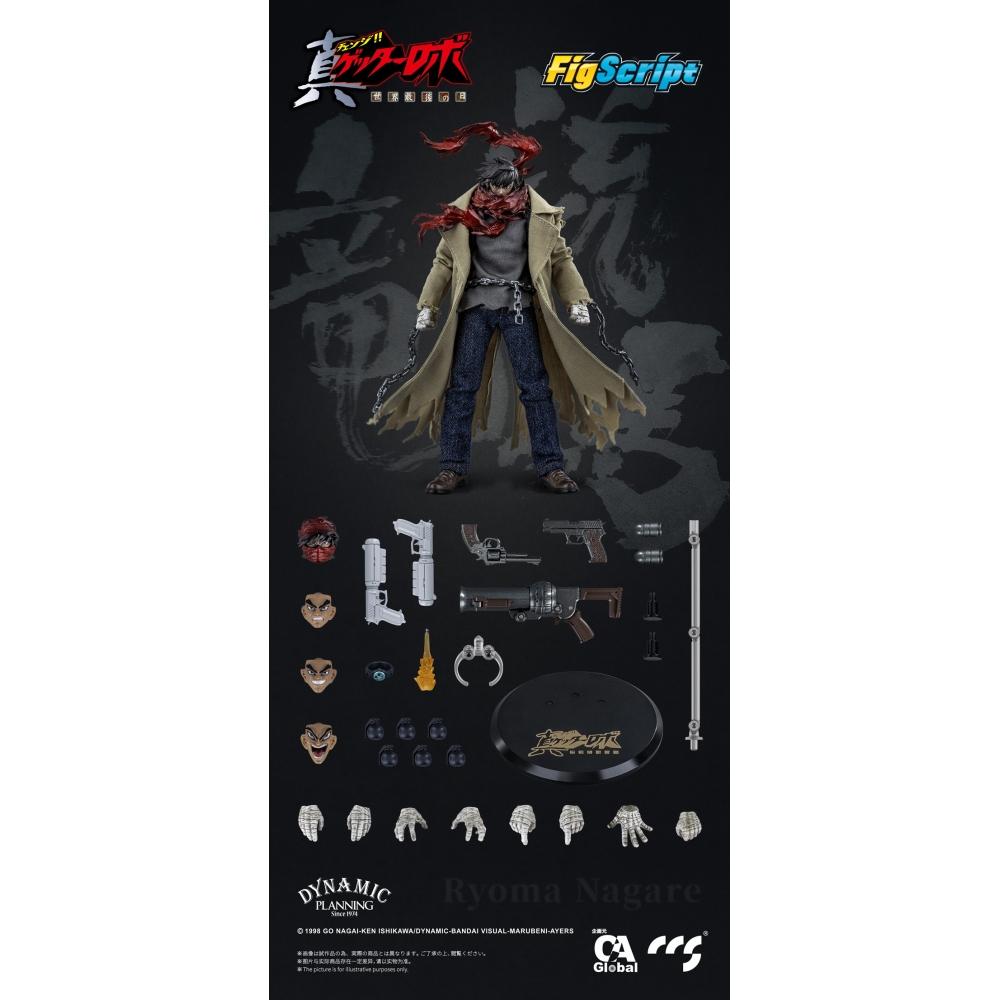 Getter Robo 1 12 C A globAl Ltd. X CCstoys figsCript Series Getter Robo ArmAgeddon ryomA nAgAre