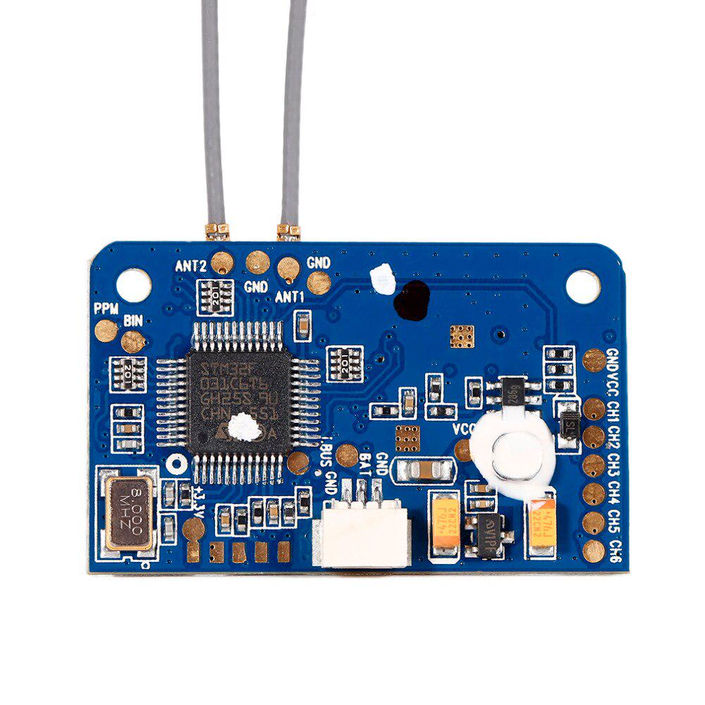 Оригинальный приемник Flysky FS-X6B FS X6B 2,4G PPM i-BUS 6CH для передатчика радиоуправляемого квадрокоптера