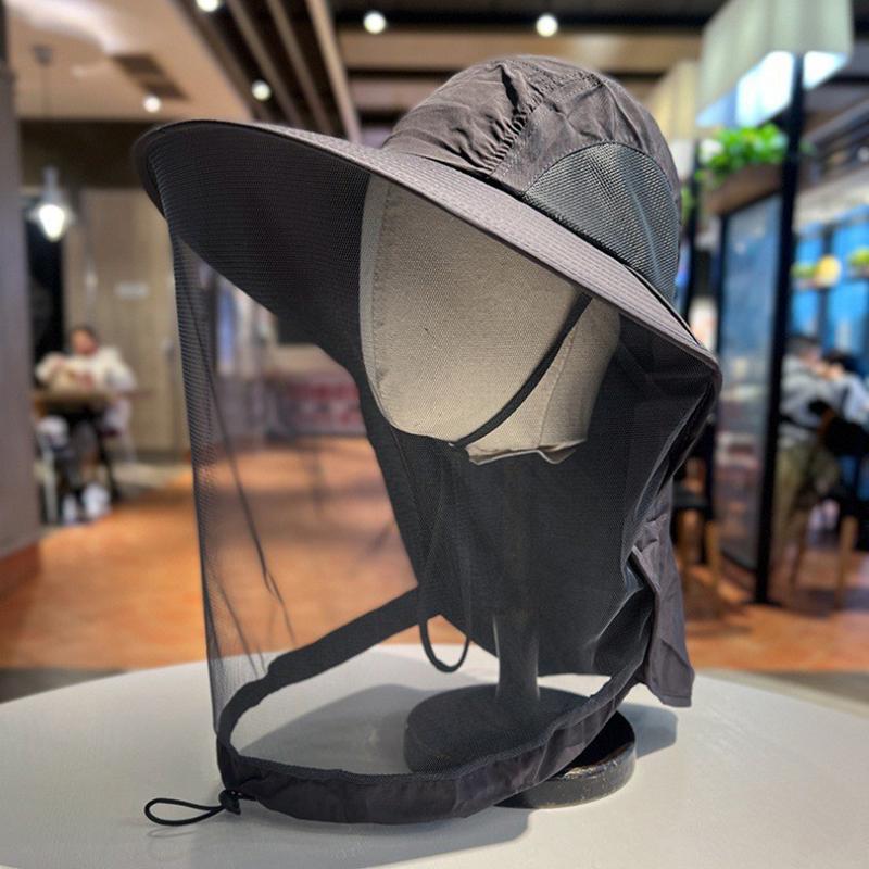 Кепка для рыбалки на открытом воздухе, кепка от комаров и насекомых, кепка для рыбалки, сетка от насекомых, защитная сетка для лица, кепка для кемпинга, кепка для рыбалки