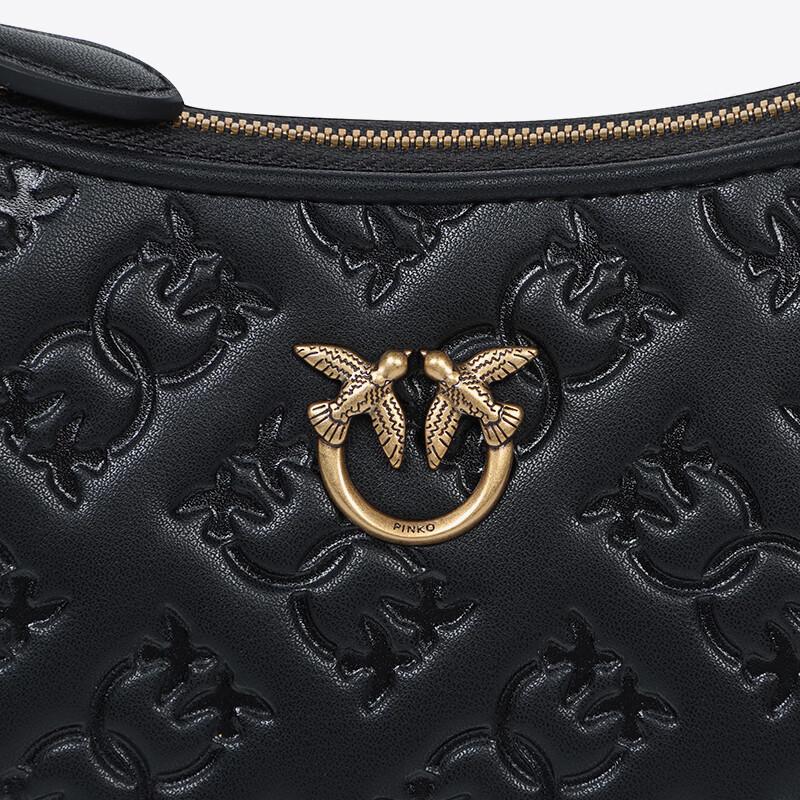 PINKO Women's Half-Moon Swallow Shoulder Bag