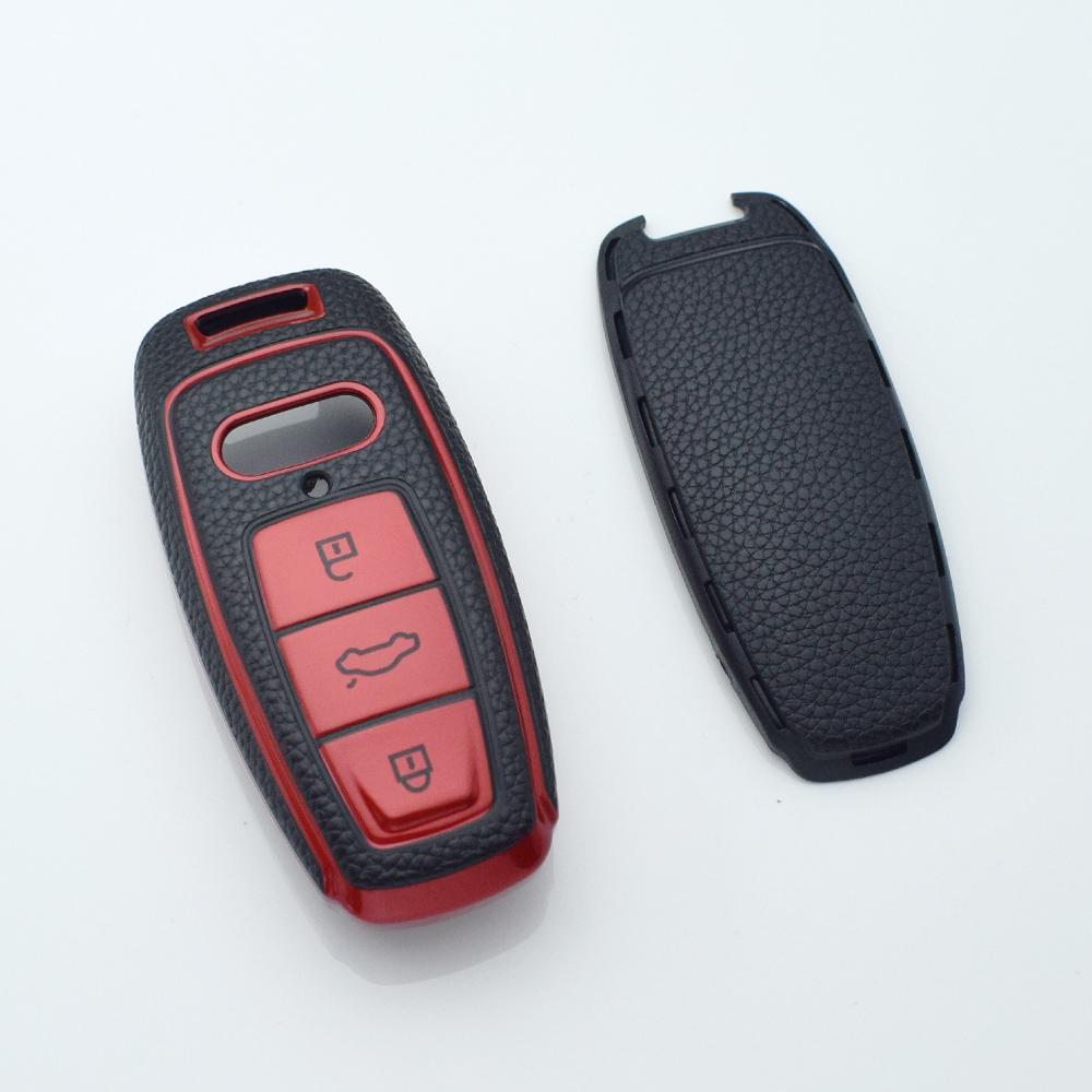 TPU Car Remote Key Case Cover Fob Shell For Q8 RS Q8 A6 C8 S6 RS6 A7 S7 RS7 A3 8Y A8 D5 4N RS E-tron GT Q4 Q7 4M