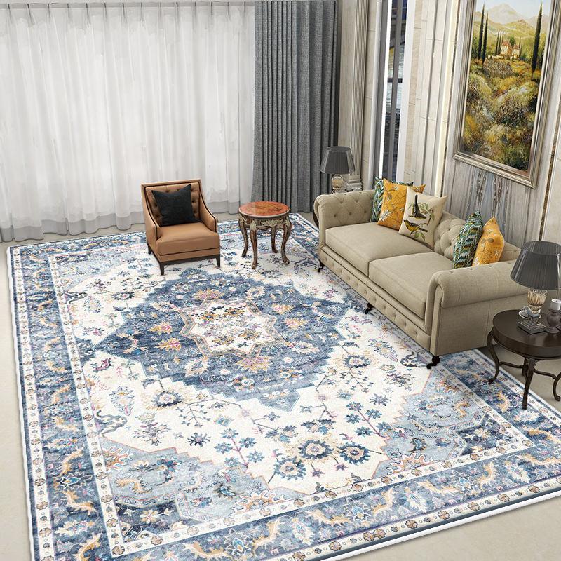 Ковер в стиле бохо для гостиной, противоскользящий, легко чистящийся, коврик для диванных столиков, пушистый мягкий ковер для офиса, большой площади, машинная стирка