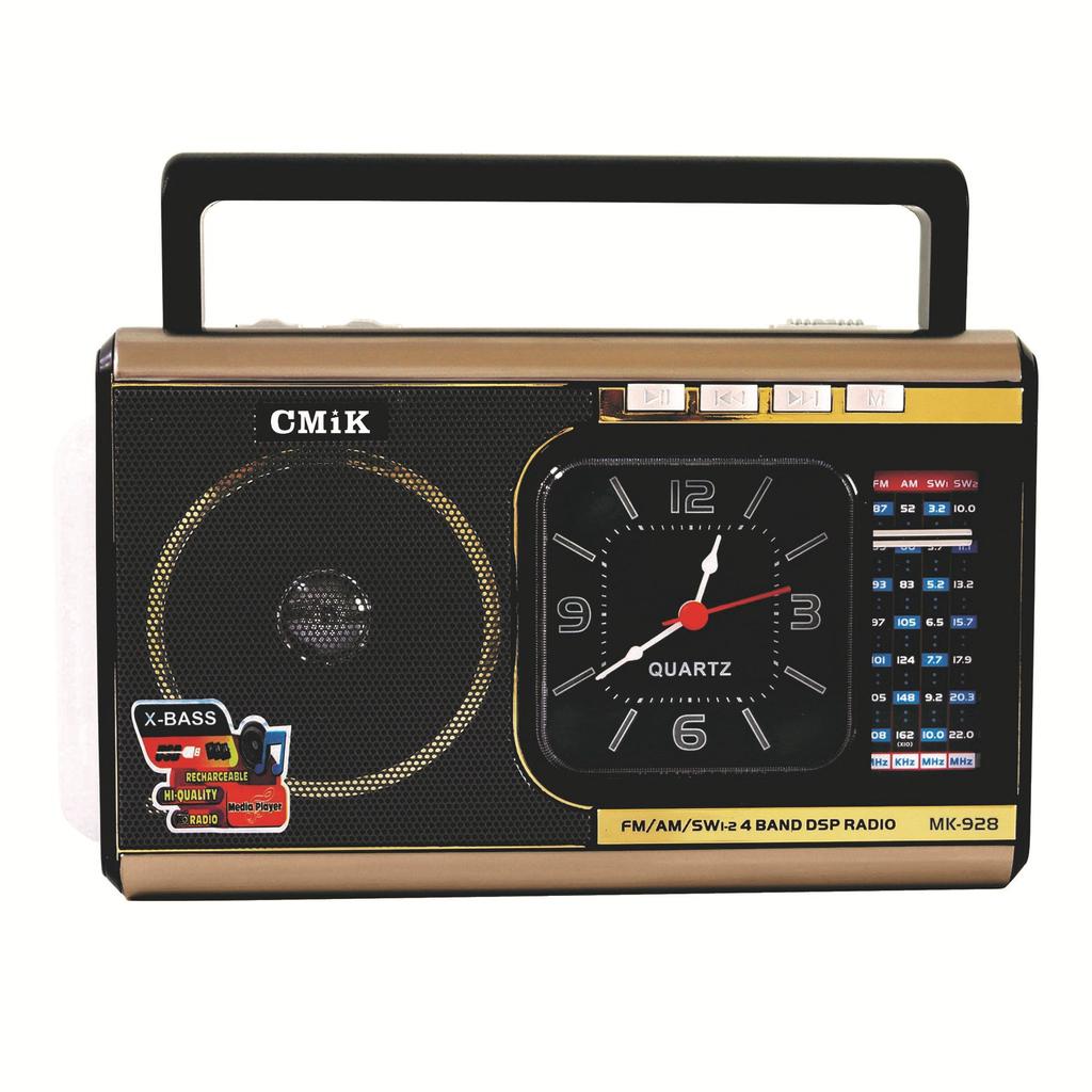 Новое портативное радио в стиле ретро с ручной настройкой, подсветкой и часами, USB-интерфейс, Bluetooth-радиоприемник, MP3-плеер