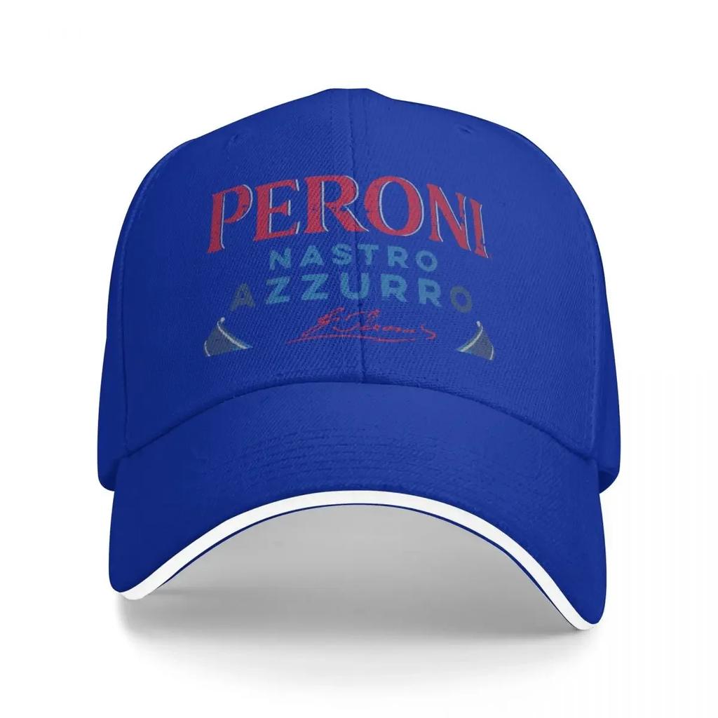 Peroni Nastro Azzurro Baseball Cap Beach Rugby Unisexs Hats Womens