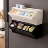 Plastic Magnetic Refrigerator Storage Box Wall Mounted Side Hanging Storage Rack  Bathroom