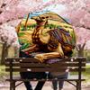 1PC camel pyramid Umbrella-8-Rib Reinforced, Automatic Open, Lightweight & Durable, Cute Fashion Accessory for Outdoor-P33