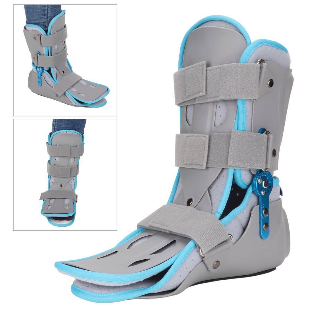 Ankle Support Stabilizer Brace Adjustable Angle 360° Protection Breathable Foot Drop Fixation Splint