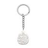 Stainless Steel Rune Pendant Keychain Bottle Fruit Shaped Keyring Key Holder Backpack Decoration Jewelry for Women Man