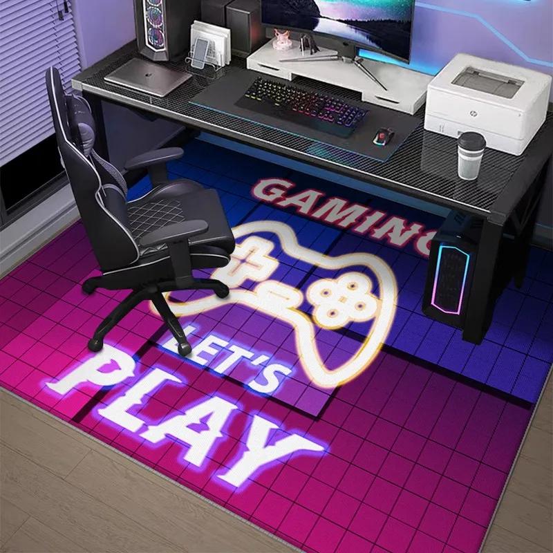 Мода Киберспорт Комната Кабинет Ковер Гостиная Диван Спальня Прикроватный Коврик Вход Нескользящий Домашний Декор Мальчик Девочка Детский Ковер