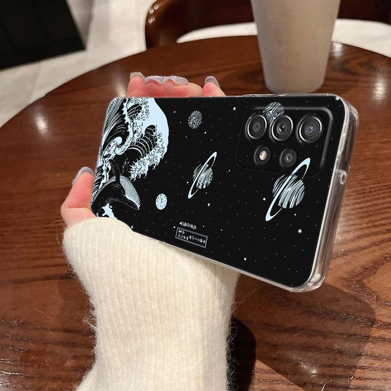 Чехол для телефона The Great Wave Кацусики Хокусай Для Samsung Galaxy A56 A57 A37 A55 A54 A36 A35 A26 A25 A16 A17 A07 A52 A34 73 Чехол