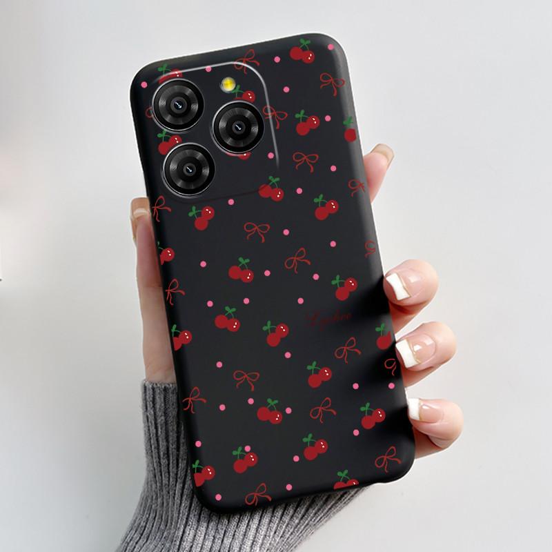 For Blackview Shark 9 Case Cute Cartoon Black Silicone Soft Back Cover For Blackview Shark 9 Phone Case Spark9 Coque Funda Shell