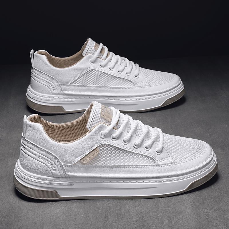 Мужская обувь летняя новая сетчатая дышащая повседневная обувь для серфинга модная универсальная мужская белая обувь студенческая спортивная модная обувь для мужчин