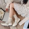 Korean Style Breathable Mesh Silk Mid-Calf Slouch Socks