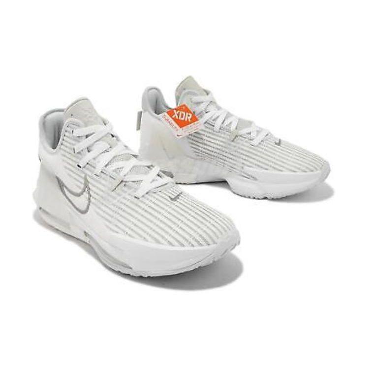 Nike Lebron Witness 6 EP White Metallic Pewter Мужские кроссовки Summit-White Light-Bone Aura DC8994-102