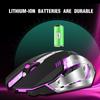 Wireless Mouse 2400dpi Rechargeable Game Mice Colorful Led Backlit Portable Gaming Mouse For Pc Laptop Accessories