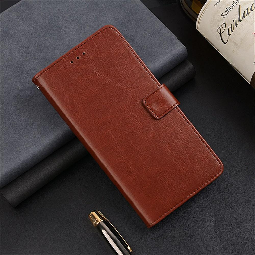 IDEWEI For Samsung Galaxy S26+ Case Wallet Leather Phone Cover Crazy Horse Texture