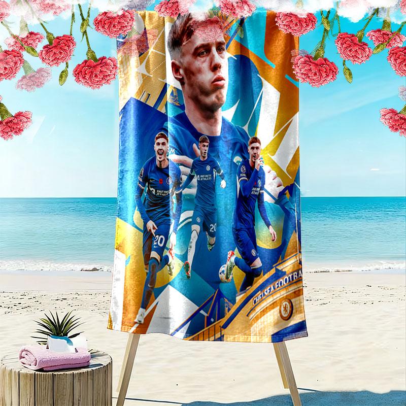 Cole Palmer Power Beach Towel, Large Soft Quick Dry Towel for Beach Camping Swimming