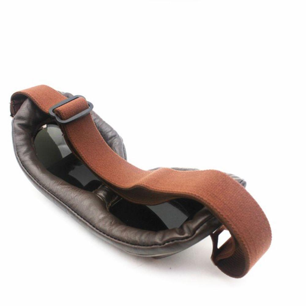 Dustproof Snowboard Vintage Protective Gears Retro Goggles Cruiser Scooter Pilot Motorcycle Glasses