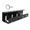 Under Desk Cable Management Tray 15.7in Large Capacity Steel Minimalist Simple Installation Under