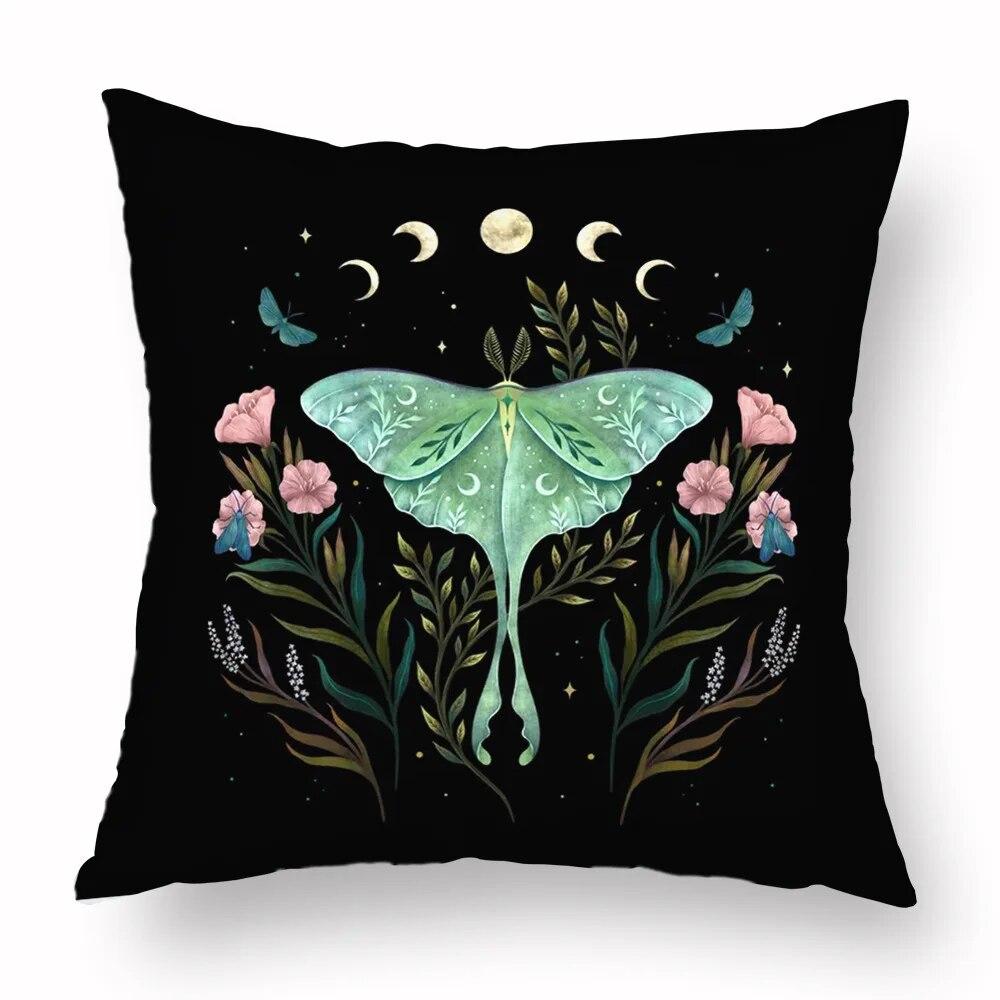 Magic Psychedelic Moon Print Pattern Sofa Cushion Cover Pillowcase Home Party Car Bedding