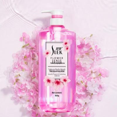 SLEK Романтический Гель для душа с цветами вишни