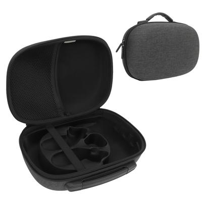 Чехол для переноски VR-гарнитуры Большой вместимости Жесткий корпус Амортизирующий Устойчивый к давлению Сумка для хранения VR-аксессуаров для Meta
