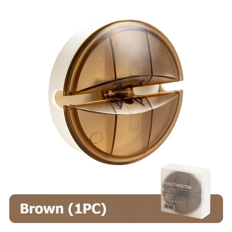 1 шт. Сворачивающееся устройство для намотки кабеля, портативное круглое устройство для хранения кабеля, 4 цвета, гибкий органайзер для кабелей для наушников / зарядного устройства