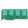 Riser Card PCIE3.0 X16 M.2 U.2 SSD Hard Drive Expansion Adapter Card NVMe to PCIe Card