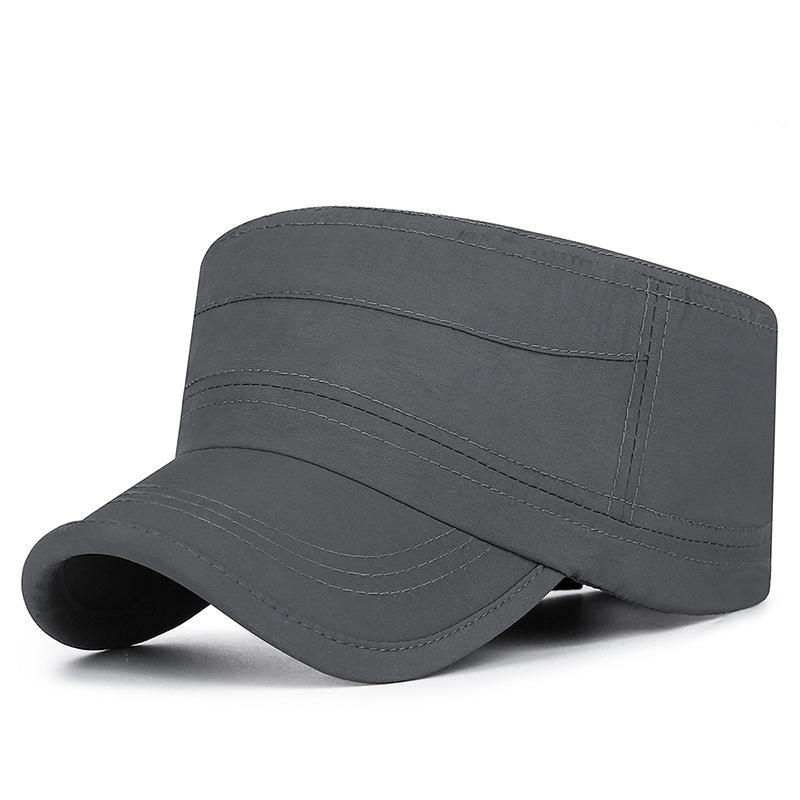 Весна-лето мужская быстросохнущая кепка дышащая плоская кепка для отдыха на открытом воздухе солнцезащитная кепка