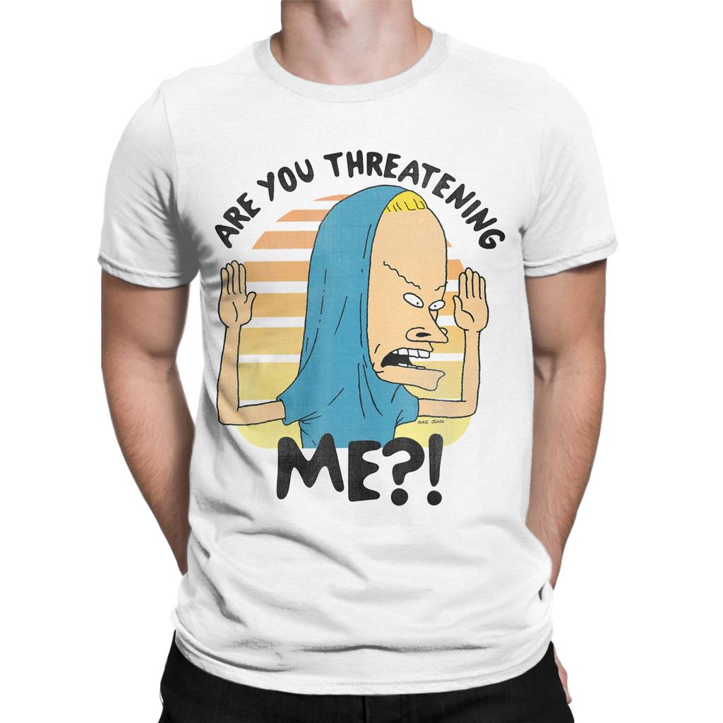 Summer Beavis and ButtHead Cornholio Quote Hipster TShirts 100 Cotton Tee Shirt for Y2K Classic Hot Sale Short Sleeve Clothes