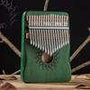 Музыкальный инструмент Hluru Kalimba, 21 клавиша, цельный деревянный клен, Kalimba, 17 клавиш, со звуковым отверстием, Mbira для начинающих
