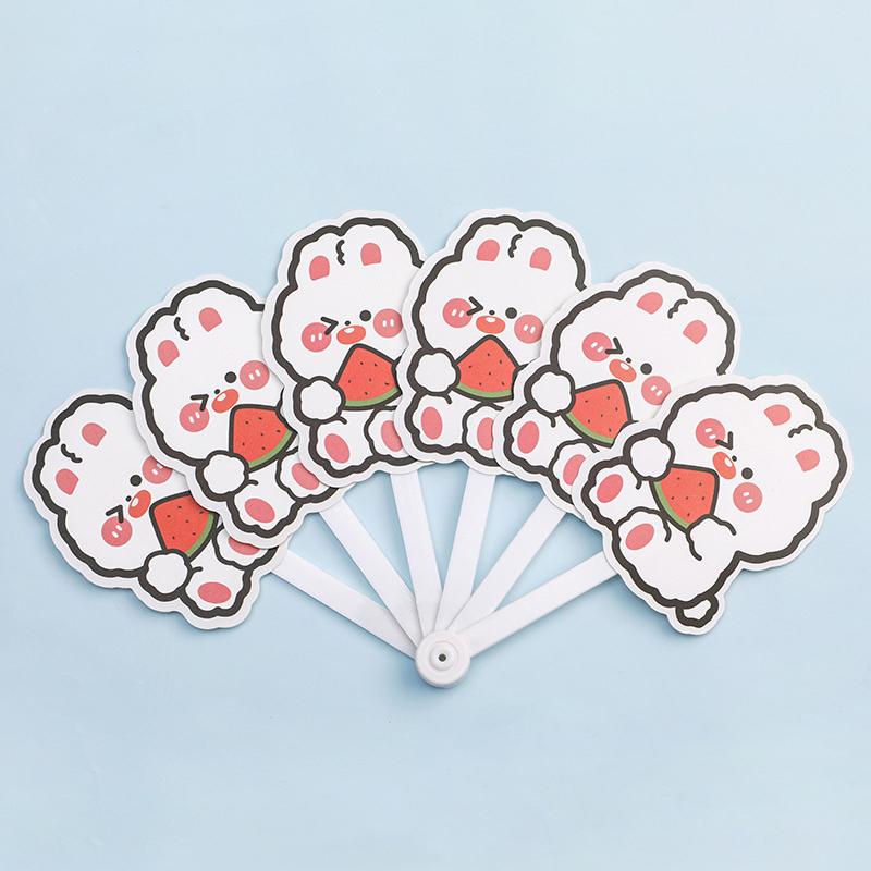 Милый мультяшный мини-портативный вентилятор в виде рукопожатия инопланетянина, маленький вентилятор для охлаждения летом, подарок