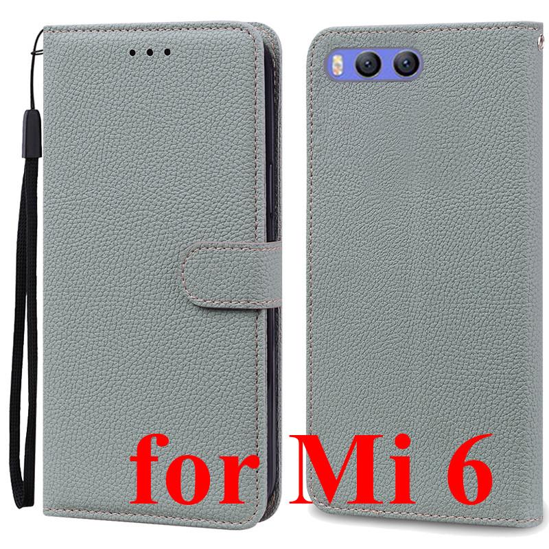 Mi 6 Case For Xiaomi Mi 6 Case Redmi 6 Leather Wallet Flip Case For Xiaomi Redmi 6 Mi6 Phone Case Redmi6 Cover Fundas Shell Bags