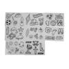 8Pcs Shrinky Dink Paper BOPS Wide Application Semitransparent Various Patterns Shrinky Dink Sheets