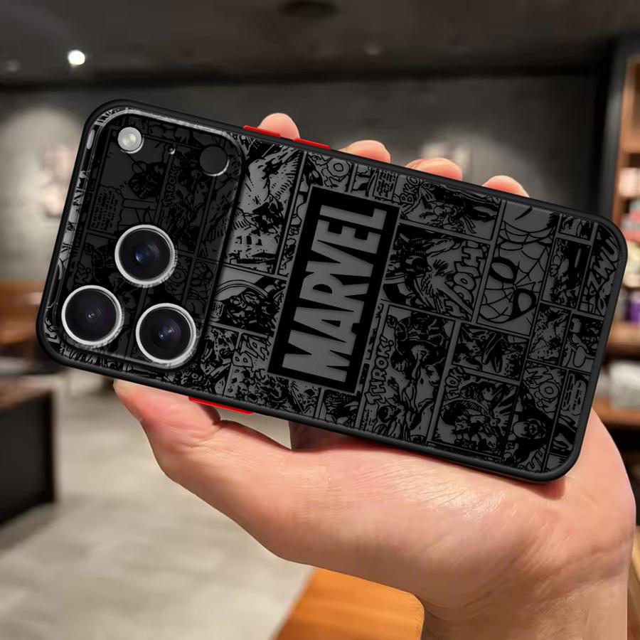 Крутой чехол для телефона Marvel Человек-паук для Apple iPhone 16e 15 16 14 Plus 13 Mini 12 13 11 17 Pro Max 17 Air XS Max 7 8 Мягкий чехол