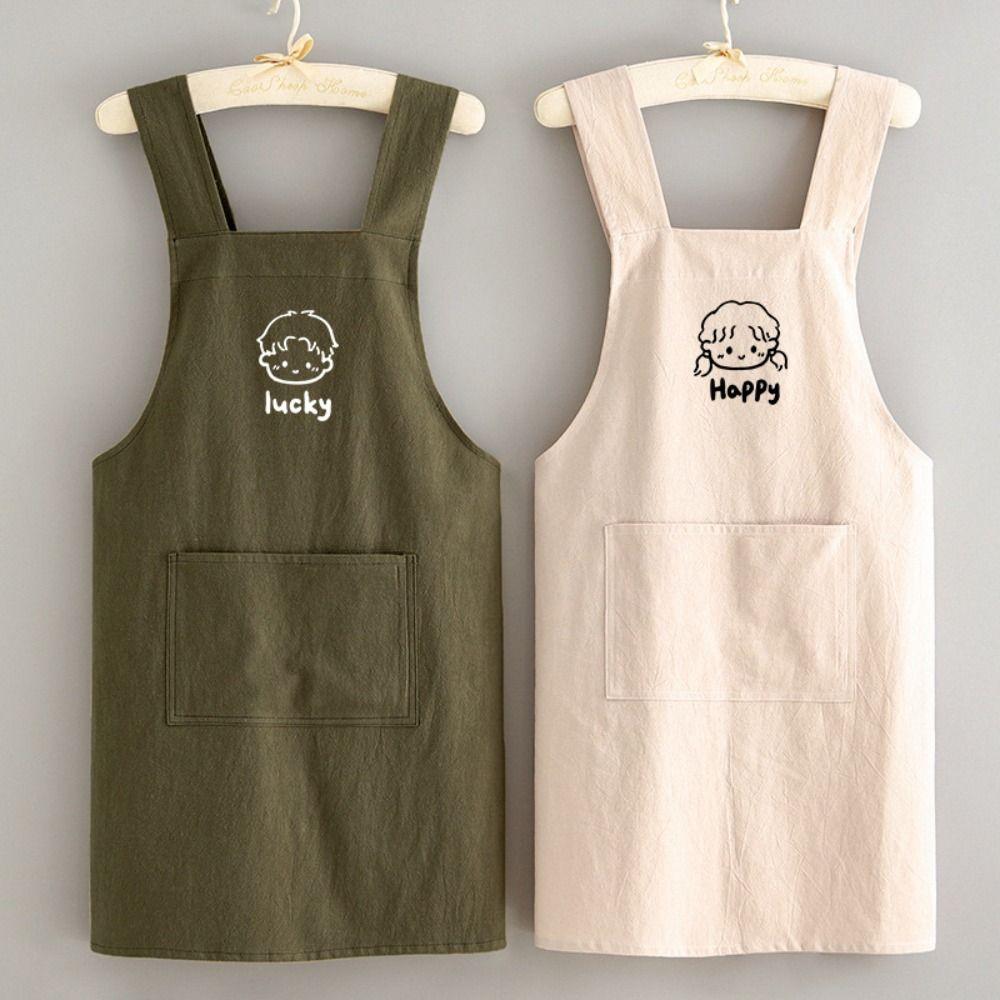Cotton Kitchen Aprons Anti Dirty Gardening Work Clothes Cooking Smock Boys and Girls
